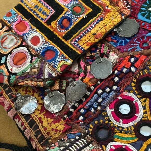 VINTAGE EMBROIDERED HANDBAG CROSSBODY - Picture 5 of 9